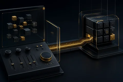Illustrative customer-controlled software system with clear operating boundaries
