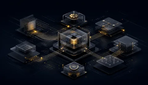 Illustrative modular software architecture with controlled automation pathways